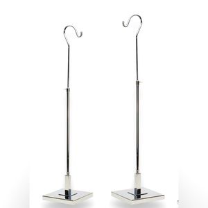 BOUTIQUE DISPLAY Shepherds Hook Countertop Clothing Stand Clothes Chrome Silver